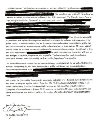 Illustration for article titled Here Are The Details Of Chandler Jones's Interaction With Foxboro Police